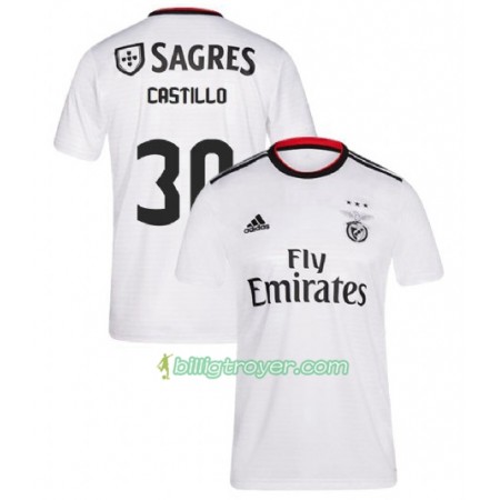 Billige Fotballdrakter Benfica Nicolas Castillo 30 Bortedraktsett 2018/19 Kortermet